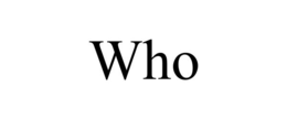 WHO trademark