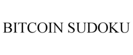 BITCOIN SUDOKU trademark