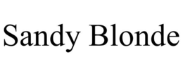 SANDY BLONDE trademark