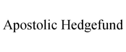 APOSTOLIC HEDGEFUND trademark