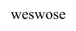 WESWOSE trademark