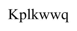 KPLKWWQ trademark