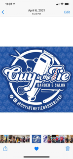 GUY IN THE TIE BARBER AND SALON trademark