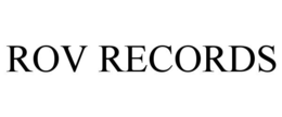 ROV RECORDS trademark