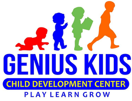 GENIUS KIDS CHILD DEVELOPMENT CENTER PLAY LEARN GROW trademark
