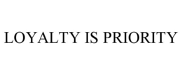 LOYALTY IS PRIORITY trademark