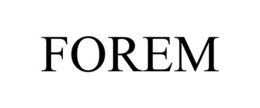FOREM trademark