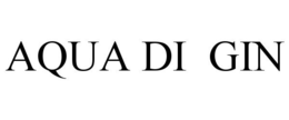 AQUA DI GIN trademark