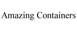 AMAZING CONTAINERS trademark