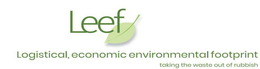 LEEF LOGISTCAL, ECONOMIC ENVIRONMENTAL FOOTPRINT TAKING THE WASTE OUT OF RUBBISH trademark