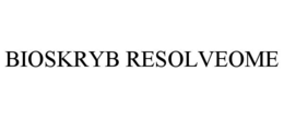 BIOSKRYB RESOLVEOME trademark