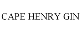 CAPE HENRY GIN trademark