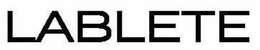 LABLETE trademark