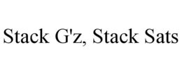 STACK G'Z, STACK SATS trademark
