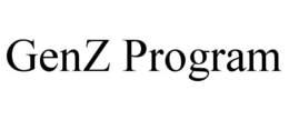 GENZ PROGRAM trademark