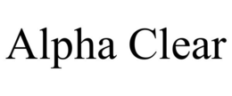 ALPHA CLEAR trademark