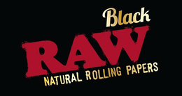 BLACK RAW NATURAL ROLLING PAPERS trademark