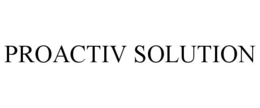 PROACTIV SOLUTION trademark