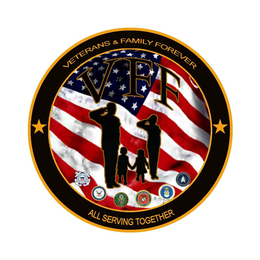 VETERANS & FAMILY FOREVER; ALL SERVING TOGETHER VFF trademark