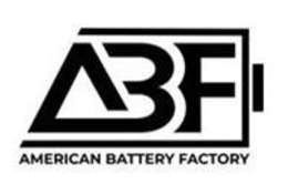ABF AMERICAN BATTERY FACTORY trademark