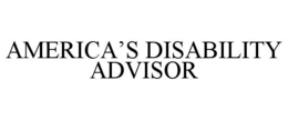AMERICA'S DISABILITY ADVISOR trademark