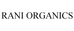 RANI ORGANICS trademark