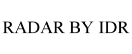 RADAR BY IDR trademark