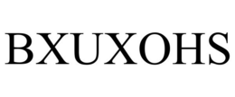 BXUXOHS trademark