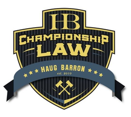 HB CHAMPIONSHIP LAW HAUG BARRON EST. 2010 trademark