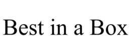 BEST IN A BOX trademark