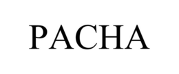 PACHA trademark
