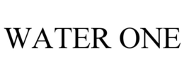 WATER ONE trademark