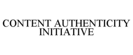 CONTENT AUTHENTICITY INITIATIVE trademark