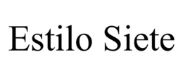 ESTILO SIETE trademark