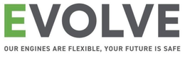 EVOLVE OUR ENGINES ARE FLEXIBLE, YOUR FUTURE IS SAFE trademark