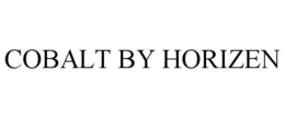 COBALT BY HORIZEN trademark