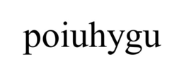 POIUHYGU trademark