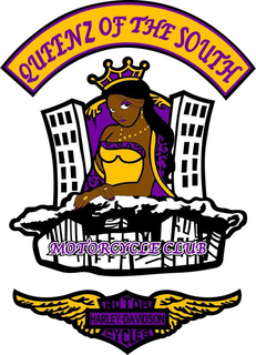 QUEENZ OF THE SOUTH MOTORCYCLE CLUB MOTOR HARLEY-DAVIDSON CYCLES trademark