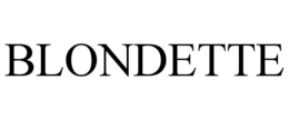 BLONDETTE trademark