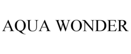 AQUA WONDER trademark