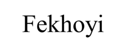 FEKHOYI trademark
