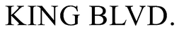 KING BLVD. trademark