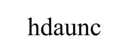 HDAUNC trademark