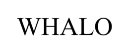WHALO trademark