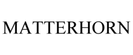 MATTERHORN trademark