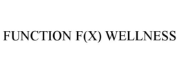 FUNCTION F(X) WELLNESS trademark