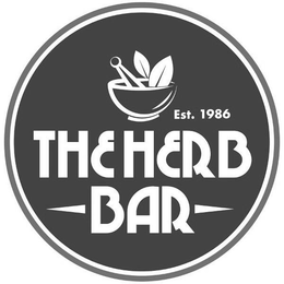 THE HERB BAR EST. 1986 trademark