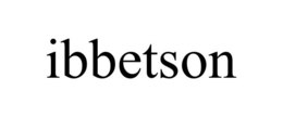 IBBETSON trademark
