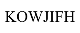 KOWJIFH trademark