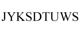 JYKSDTUWS trademark